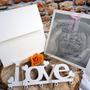 Invitatii de nunta si botez 3606B