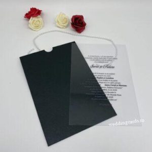 Invitatii de nunta Plexiglas 85832_plastic