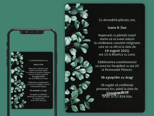 Online-invitation-5-smartphone-RO1-500x375 Invitatii de Nunta Digitale cu frunze 5