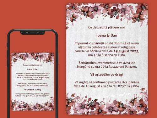 Online-invitation-7-smartphone-RO1-500x375 Invitatii de Nunta Digitale cu Flori 7