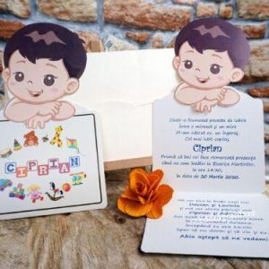 Invitatii de botez 18003B